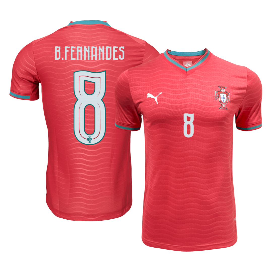 B.FERNANDES #8 Portugal Home Player Version Jersey World Cup 2026 - gogoalshop