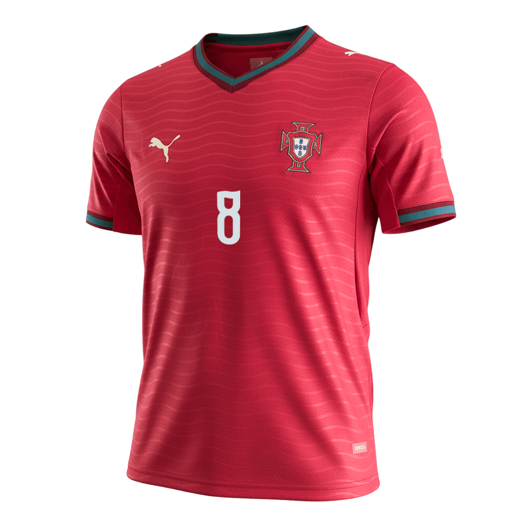 B.FERNANDES #8 Portugal Home Soccer Jersey World Cup 2026 - gogoalshop