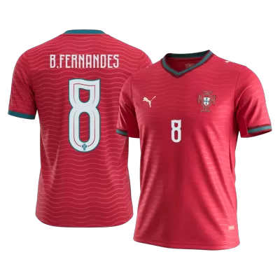 B.FERNANDES #8 Portugal Home Soccer Jersey World Cup 2026 - gogoalshop