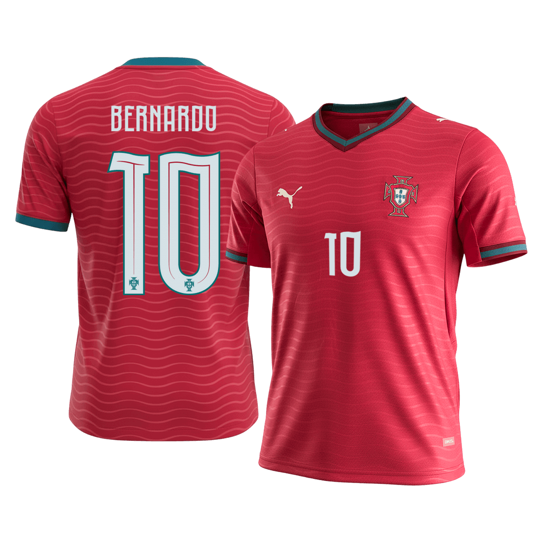 BERNARDO #10 Portugal Home Soccer Jersey World Cup 2026 - gogoalshop