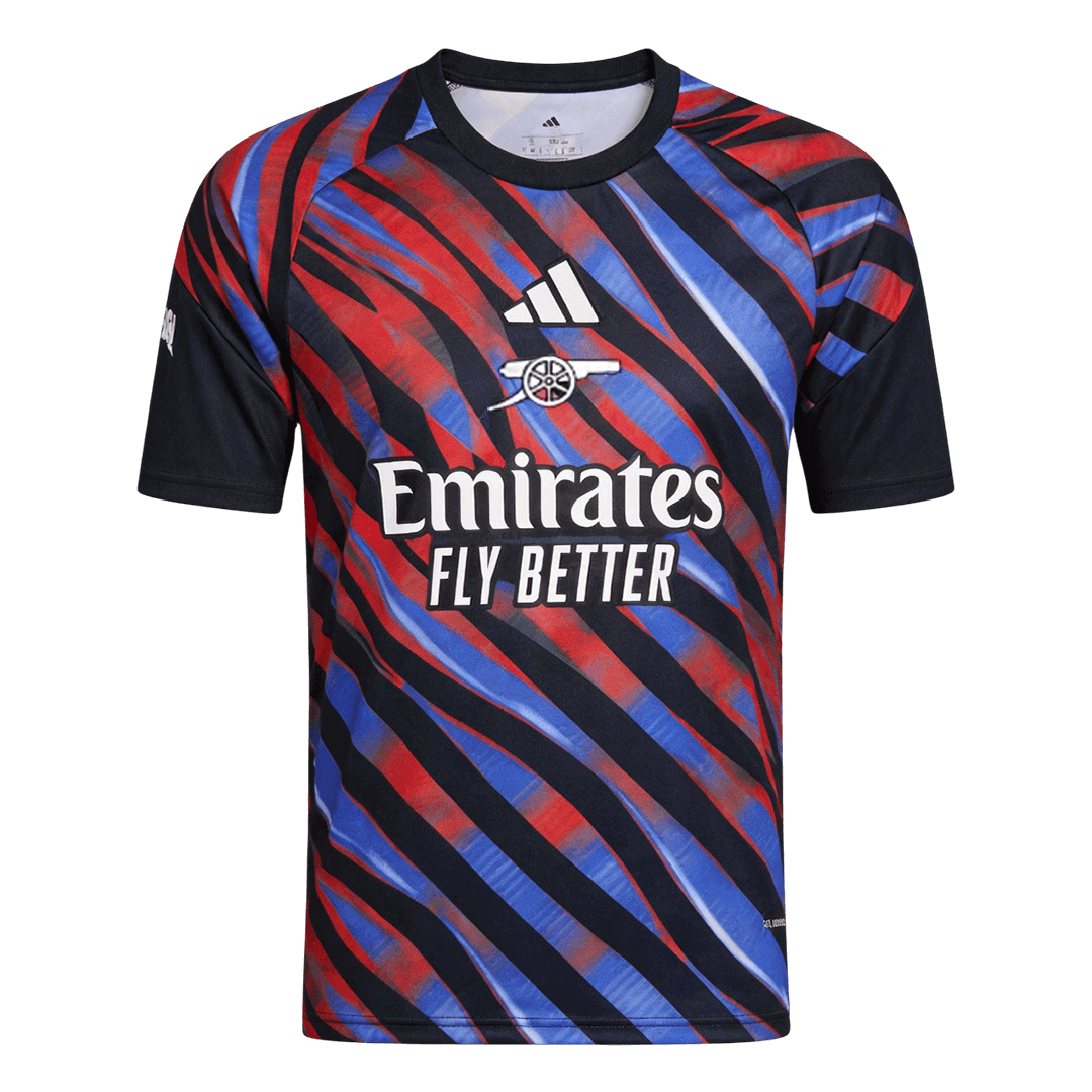 Arsenal Pre-Match Soccer Jersey 2025/26 Blue&Red - gogoalshop