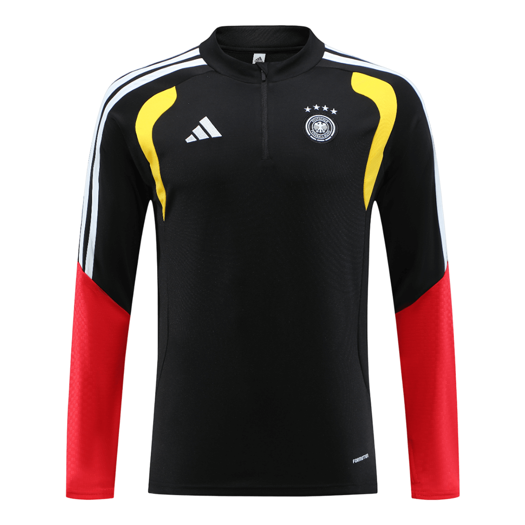 Germany 1/4 Zip Tracksuit 2026 Black - gogoalshop