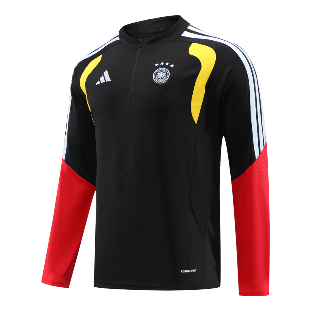 Germany 1/4 Zip Tracksuit 2026 Black - gogoalshop