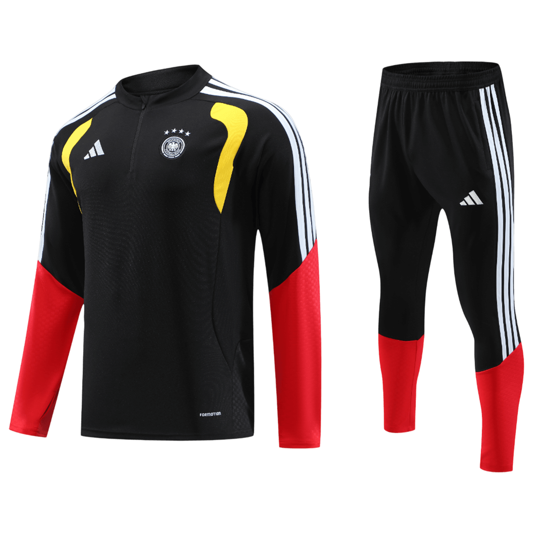 Germany 1/4 Zip Tracksuit 2026 Black - gogoalshop