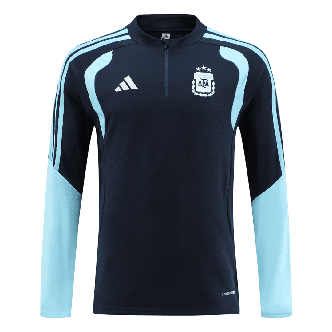 Argentina 1/4 Zip Tracksuit 2026 Kids Navy - gogoalshop