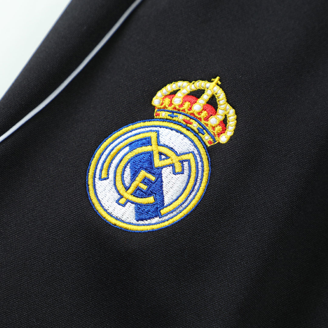 Real Madrid 1/4 Zip Tracksuit 2025/26 Black - gogoalshop