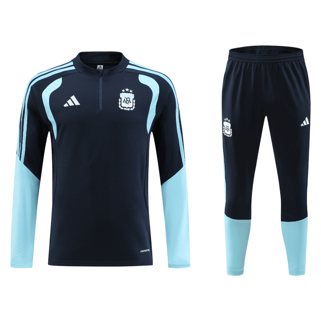 Argentina 1/4 Zip Tracksuit 2026 Kids Navy - gogoalshop