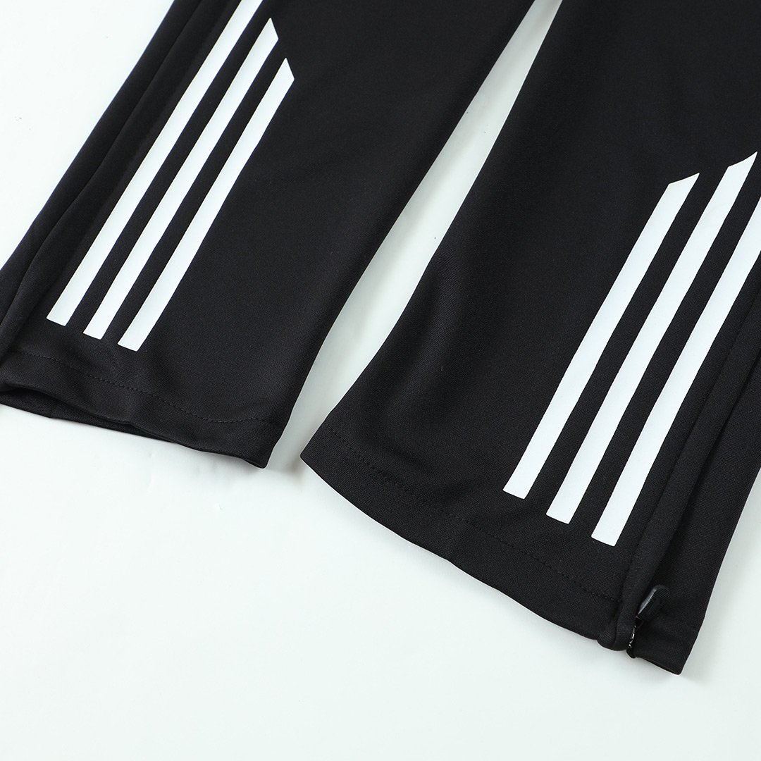 Real Madrid 1/4 Zip Tracksuit 2025/26 Kids Black - gogoalshop