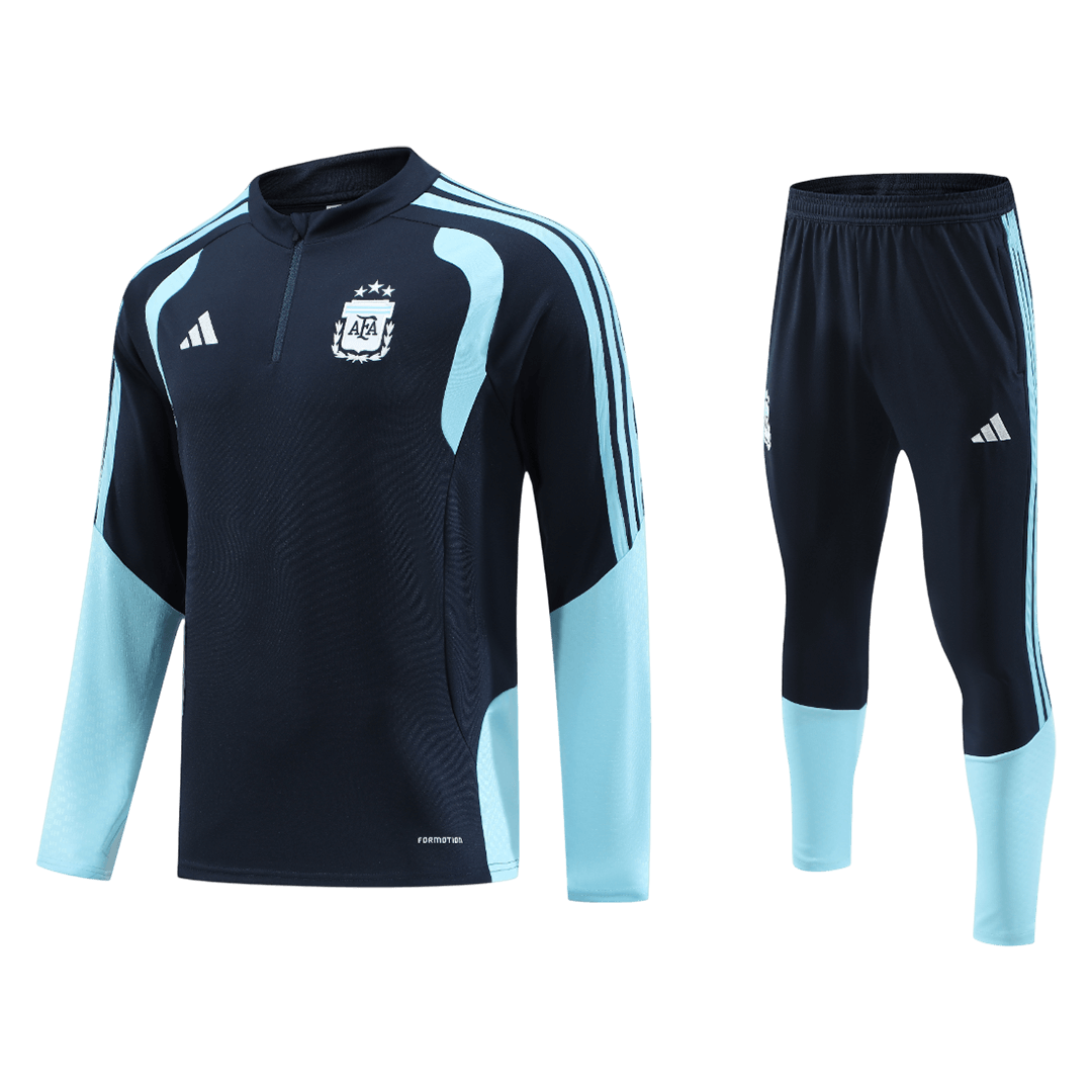 Argentina 1/4 Zip Tracksuit 2026 Kids Navy - gogoalshop