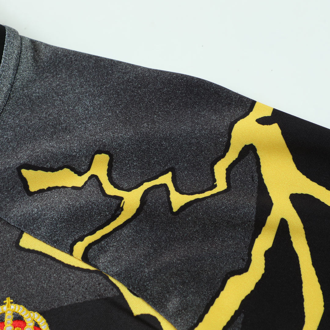 Real Madrid 1/4 Zip Tracksuit 2025/26 Kids Black - gogoalshop