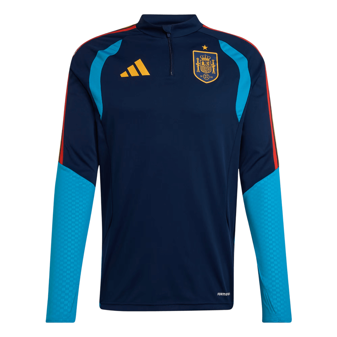 Spain 1/4 Zip Tracksuit 2026 Kids Navy - gogoalshop