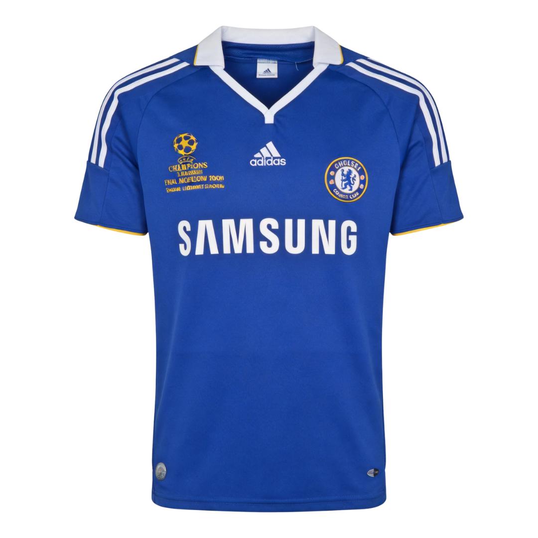 Retro Soccer Jersey Chelsea Home 2008 - UCL Final - gogoalshop