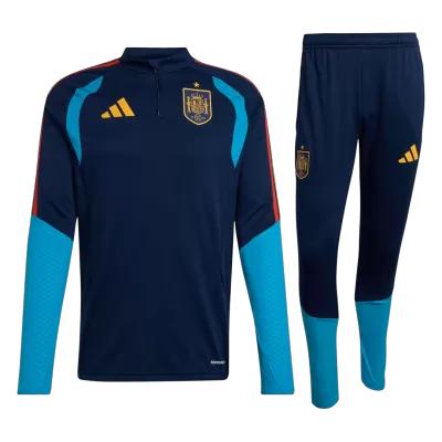 Spain 1/4 Zip Tracksuit 2026 Kids Navy - gogoalshop