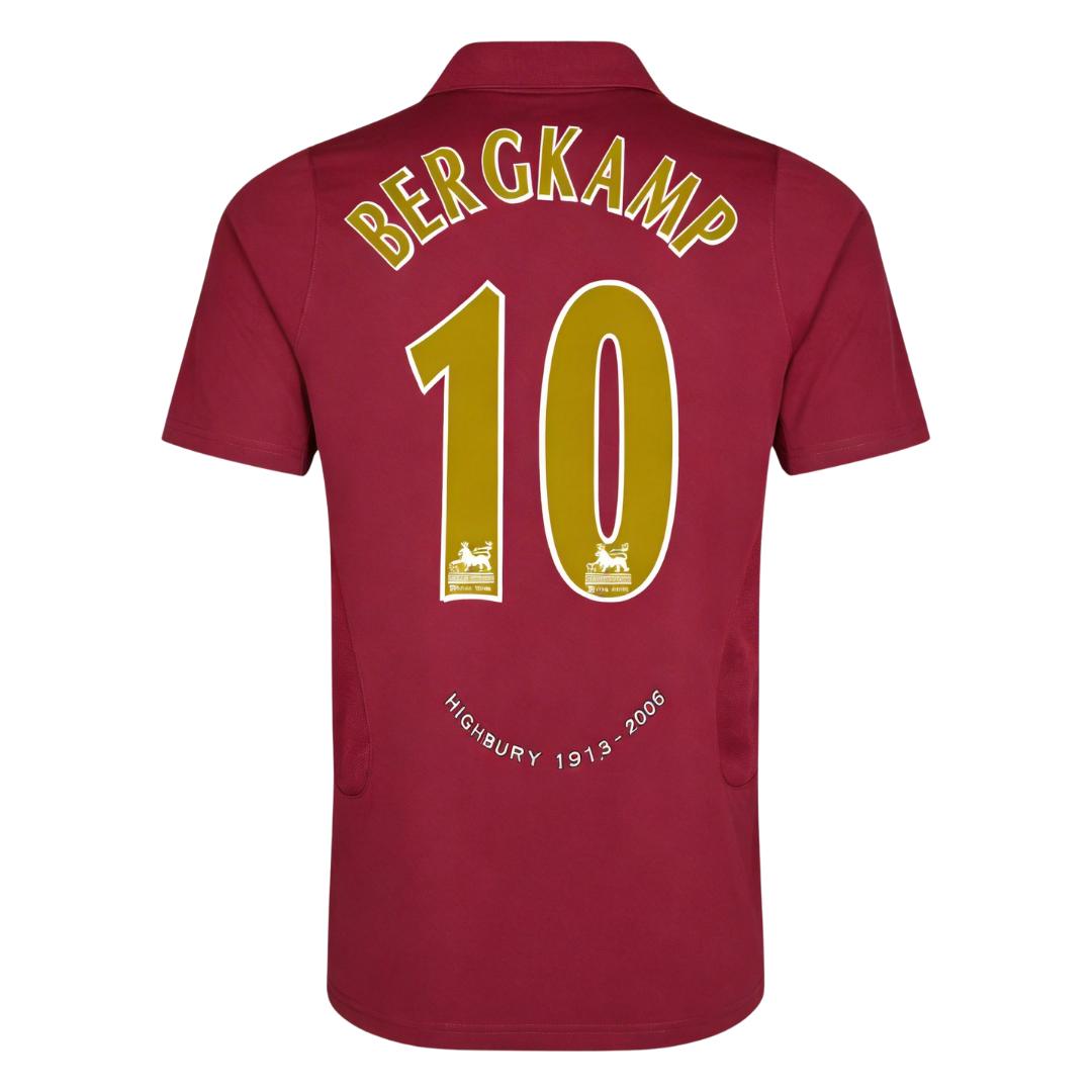 Retro Soccer Jersey BERGKAMP #10 Arsenal Home 2005/06 - gogoalshop