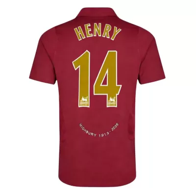 Retro Soccer Jersey HENRY #14 Arsenal Home 2005/06 - gogoalshop