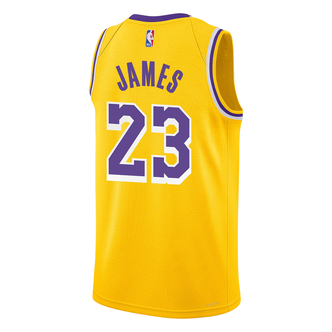 JAMES #23 Los Angeles Lakers Swingman NBA Jersey 2025/26 - Icon Edition - gogoalshop
