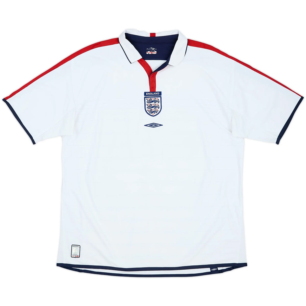 Retro Soccer Jersey England Home Euro Cup 2004 - gogoalshop
