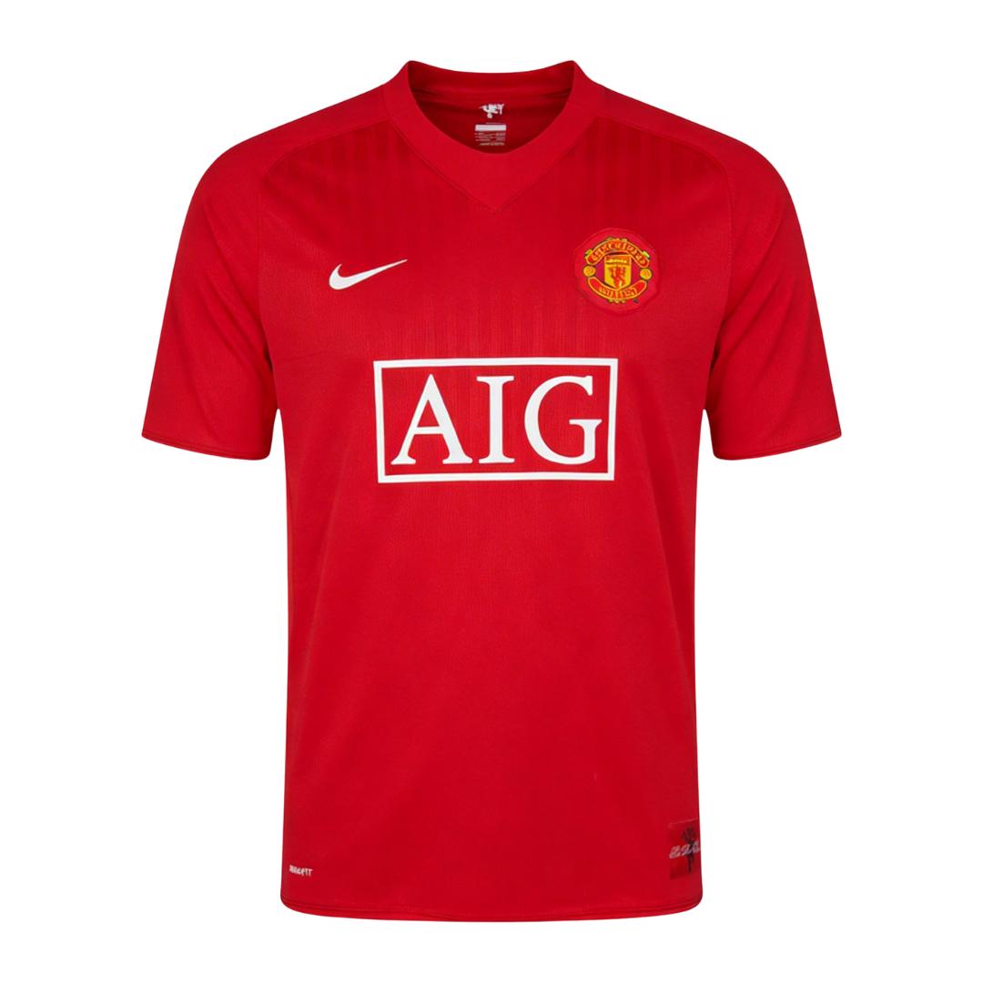 Retro Soccer Jersey Manchester United Home 2007/08 - gogoalshop