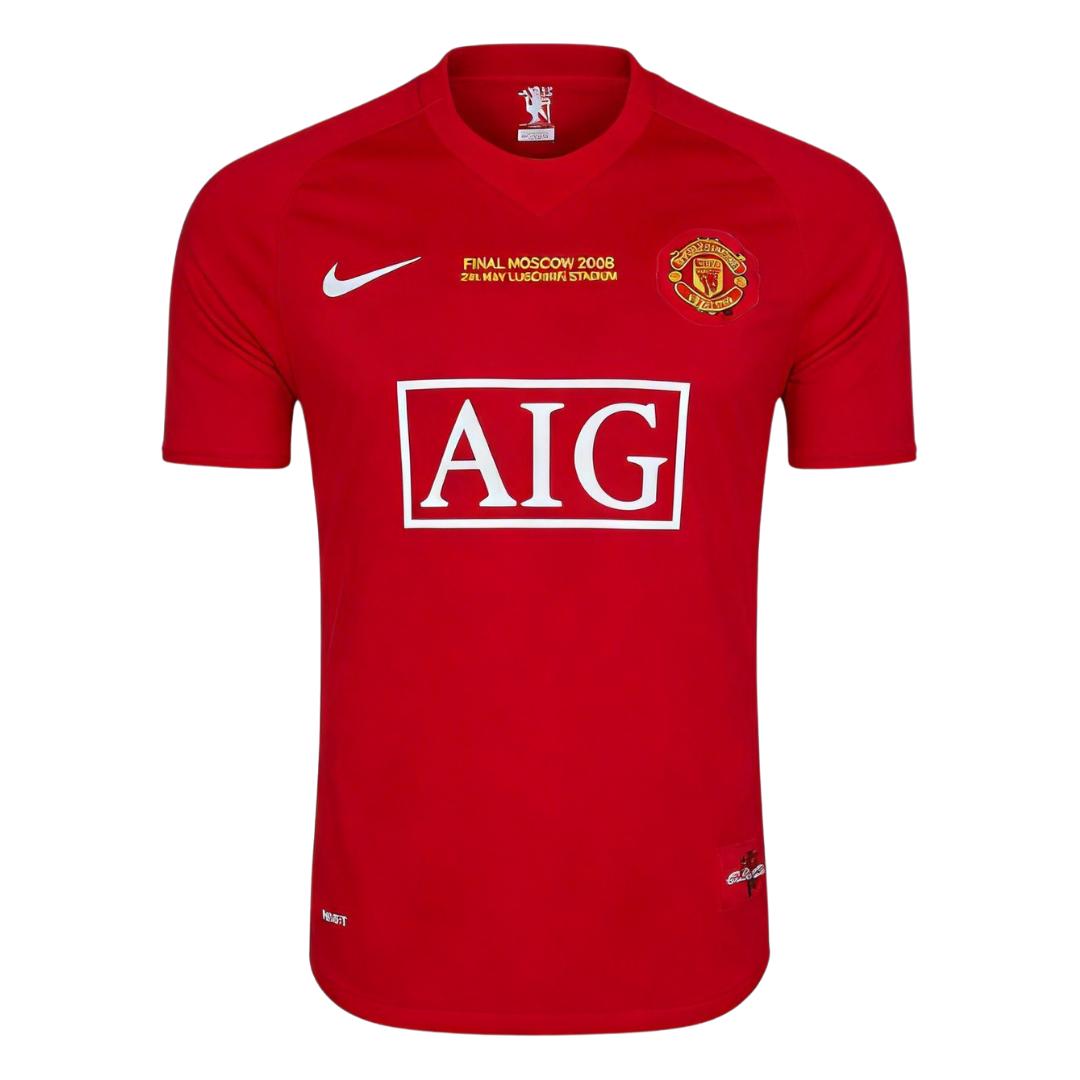 Retro Soccer Jersey RONALDO #7 Manchester United Home 2007/08 - UCL Final - gogoalshop