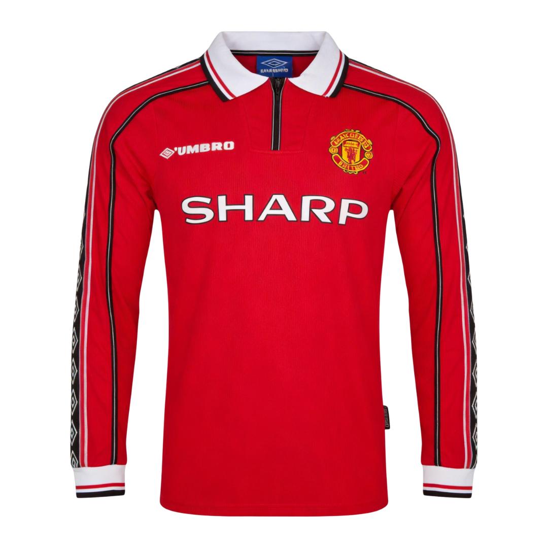 Retro Jersey Manchester United Home Long Sleeve 1998/99 - gogoalshop