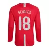 Retro Soccer Jersey SCHOLES #18 Manchester United Home Long Sleeve 2007/08 - UCL Final - gogoalshop