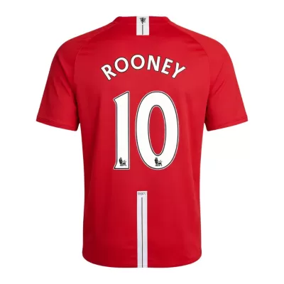 Retro Soccer Jersey ROONEY #10 Manchester United Home 2007/08 - gogoalshop