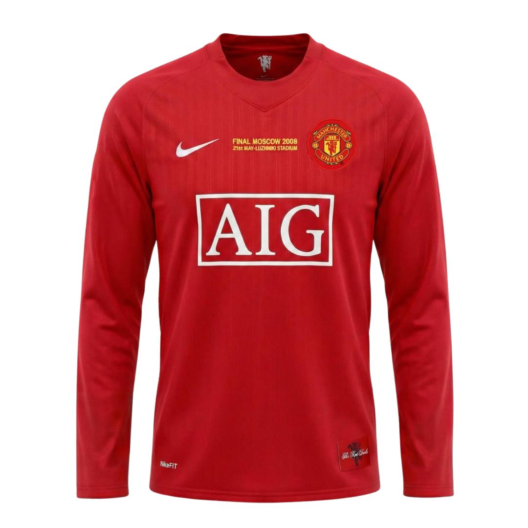 Retro Jersey Manchester United Home 2007/08 UCL - gogoalshop