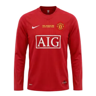 Retro Jersey Manchester United Home 2007/08 UCL - gogoalshop