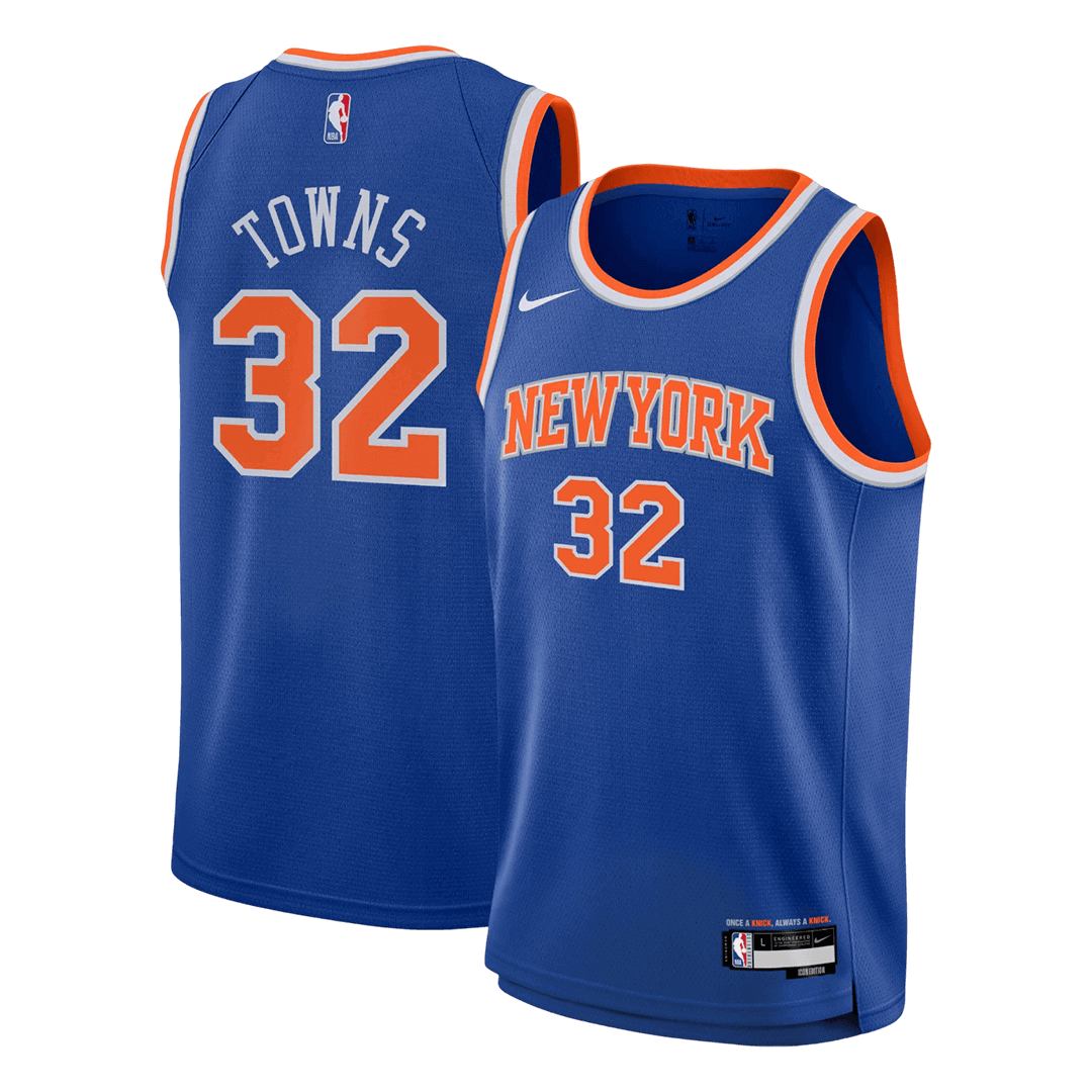 TOWNS #32 New York Knicks Swingman NBA Jersey - Icon Edition - gogoalshop