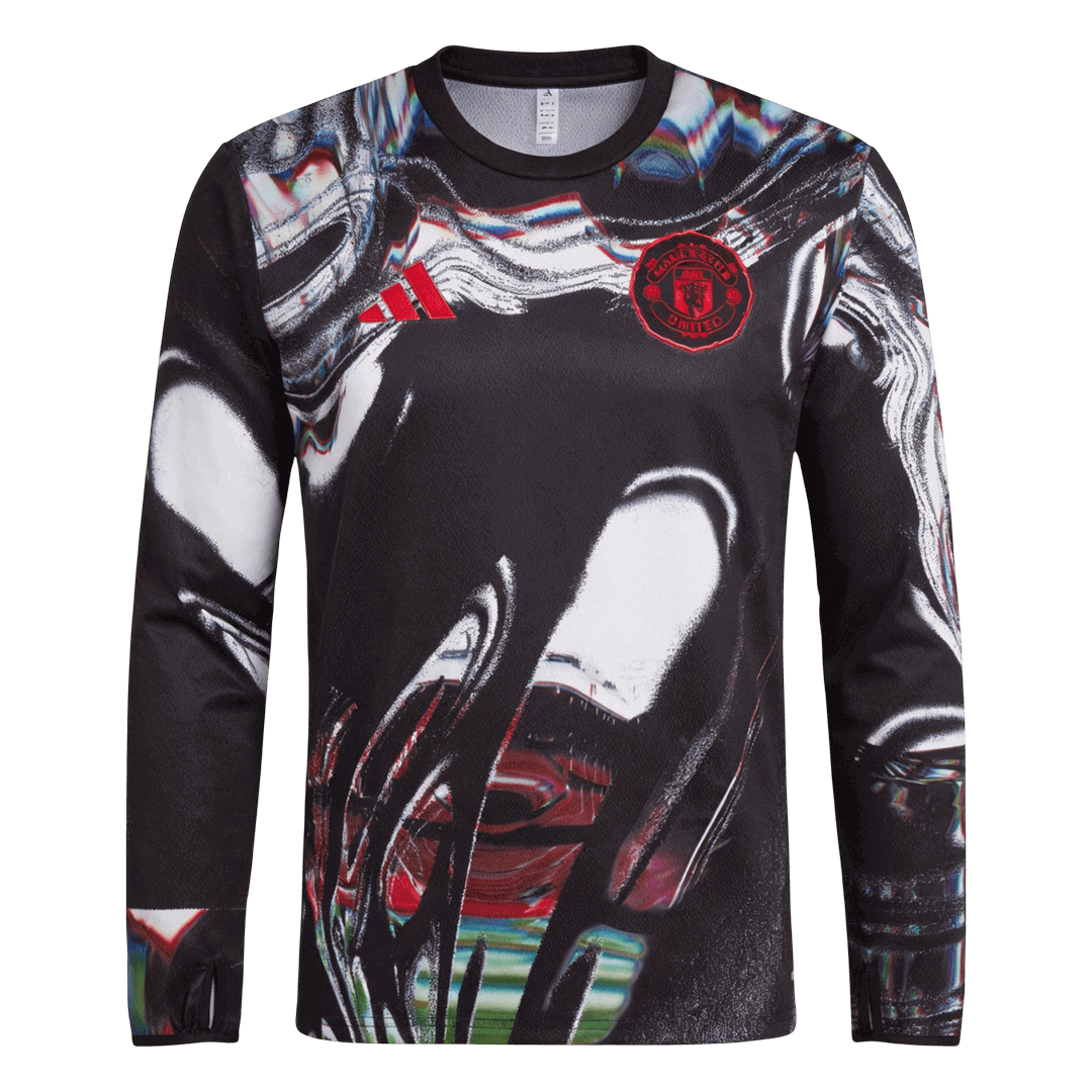 Manchester United Pre-Match Long Sleeve Jersey 2025/26 - gogoalshop