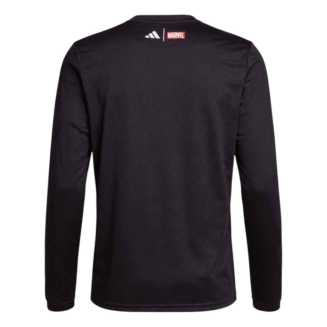 Real Madrid X Marvel Long Sleeve Jersey 25/26 Black - gogoalshop
