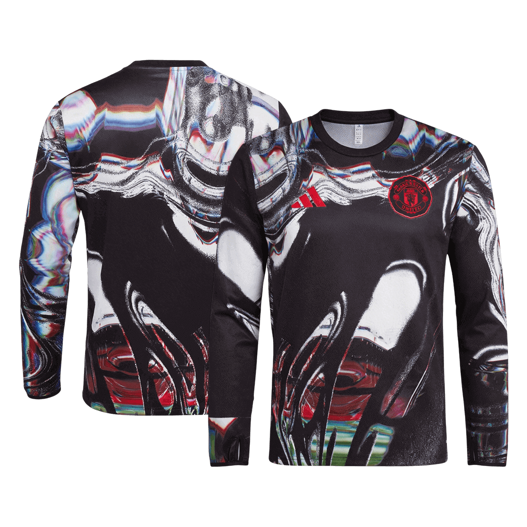 Manchester United Pre-Match Long Sleeve Jersey 2025/26 - gogoalshop