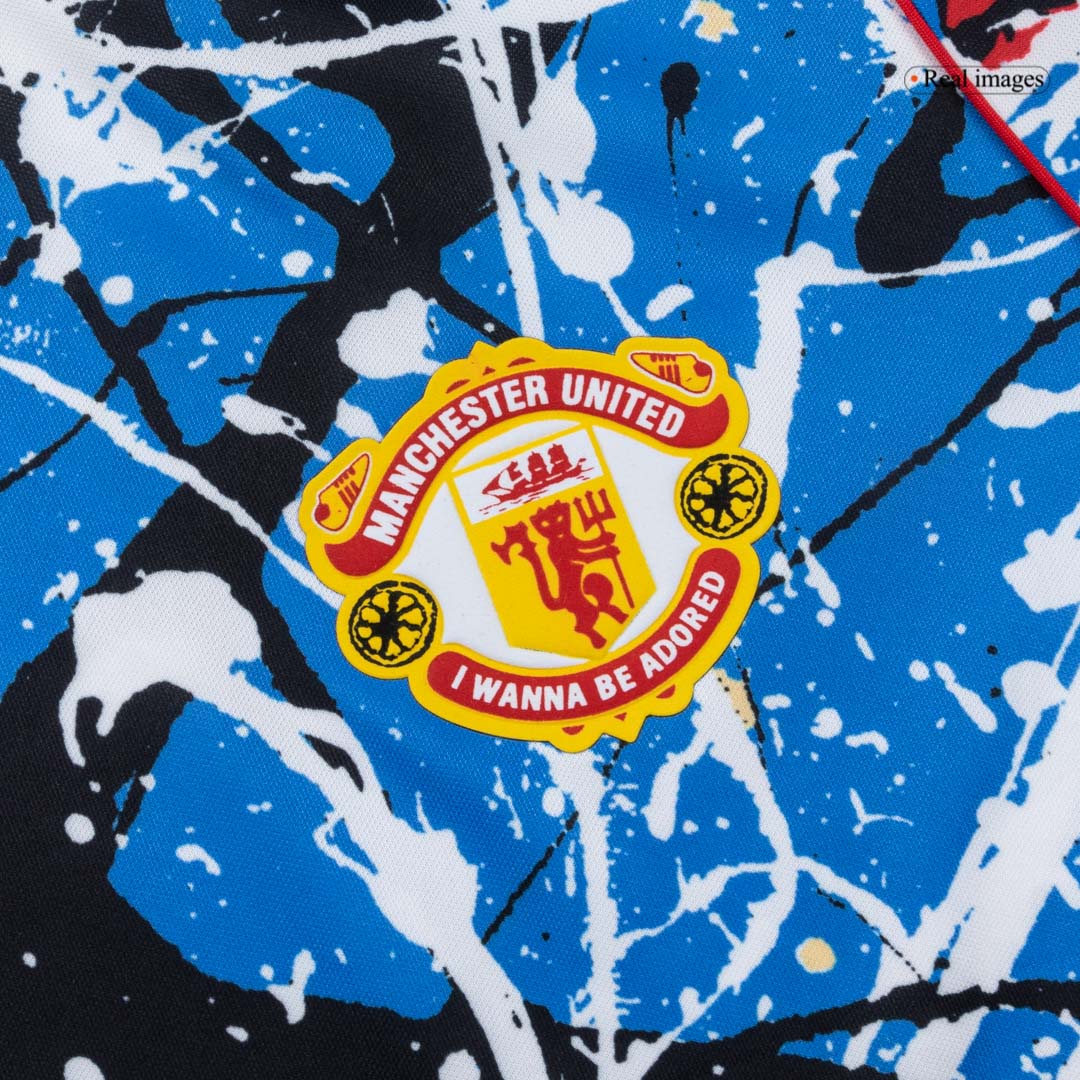 Manchester United Pre-Match Soccer Jersey 2025/26 Blue - gogoalshop