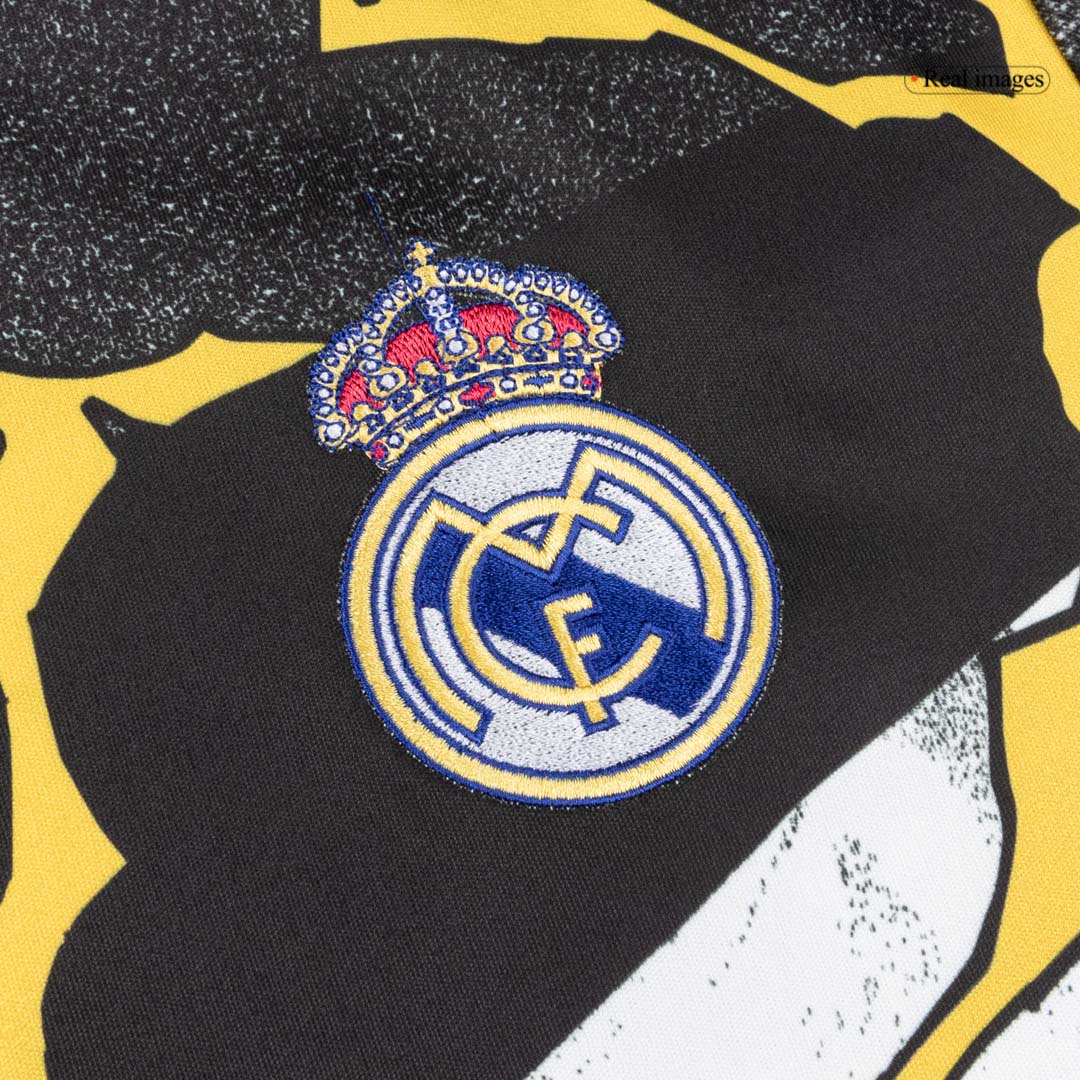 Real Madrid X Marvel Long Sleeve Jersey 25/26 Black&White - gogoalshop