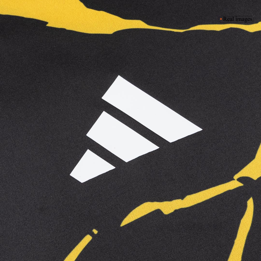 Real Madrid X Marvel Long Sleeve Jersey 25/26 Black - gogoalshop