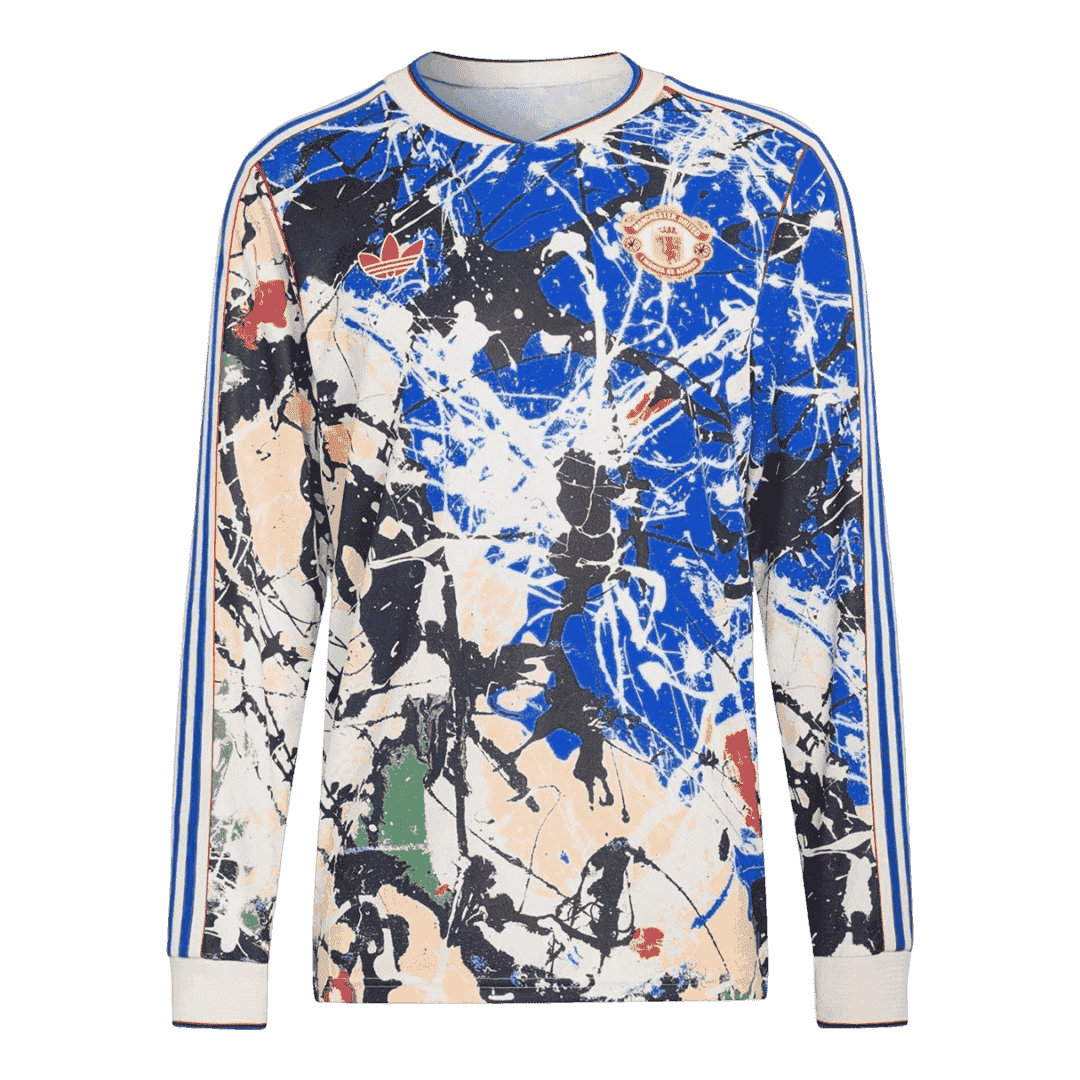 Manchester United x Stone Roses Long Sleeve Jersey 2025/26 - gogoalshop