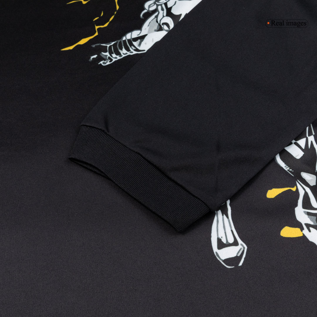 Real Madrid X Marvel Long Sleeve Jersey 25/26 Black - gogoalshop