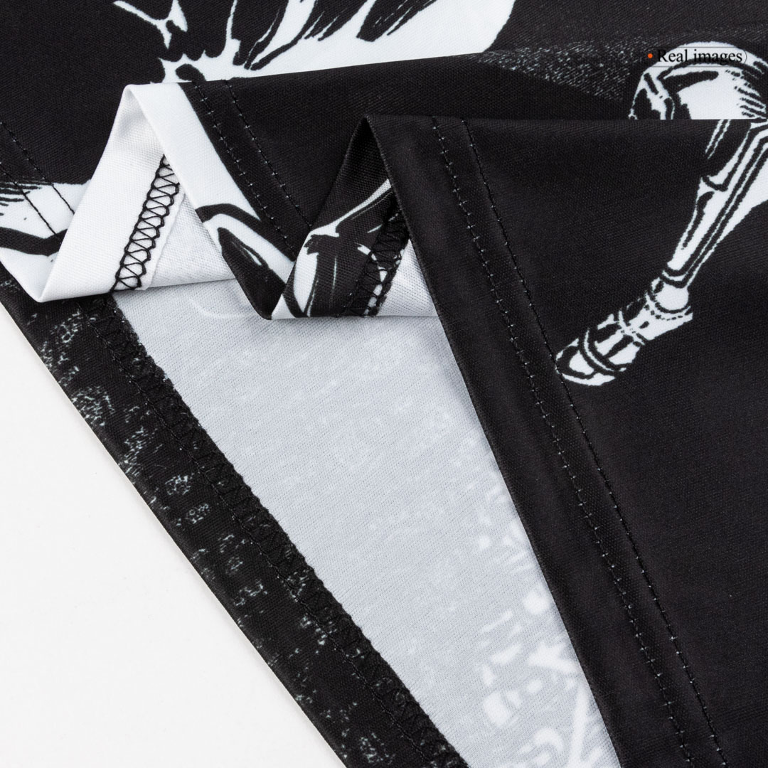 Real Madrid X Marvel Long Sleeve Jersey 25/26 Black&White - gogoalshop