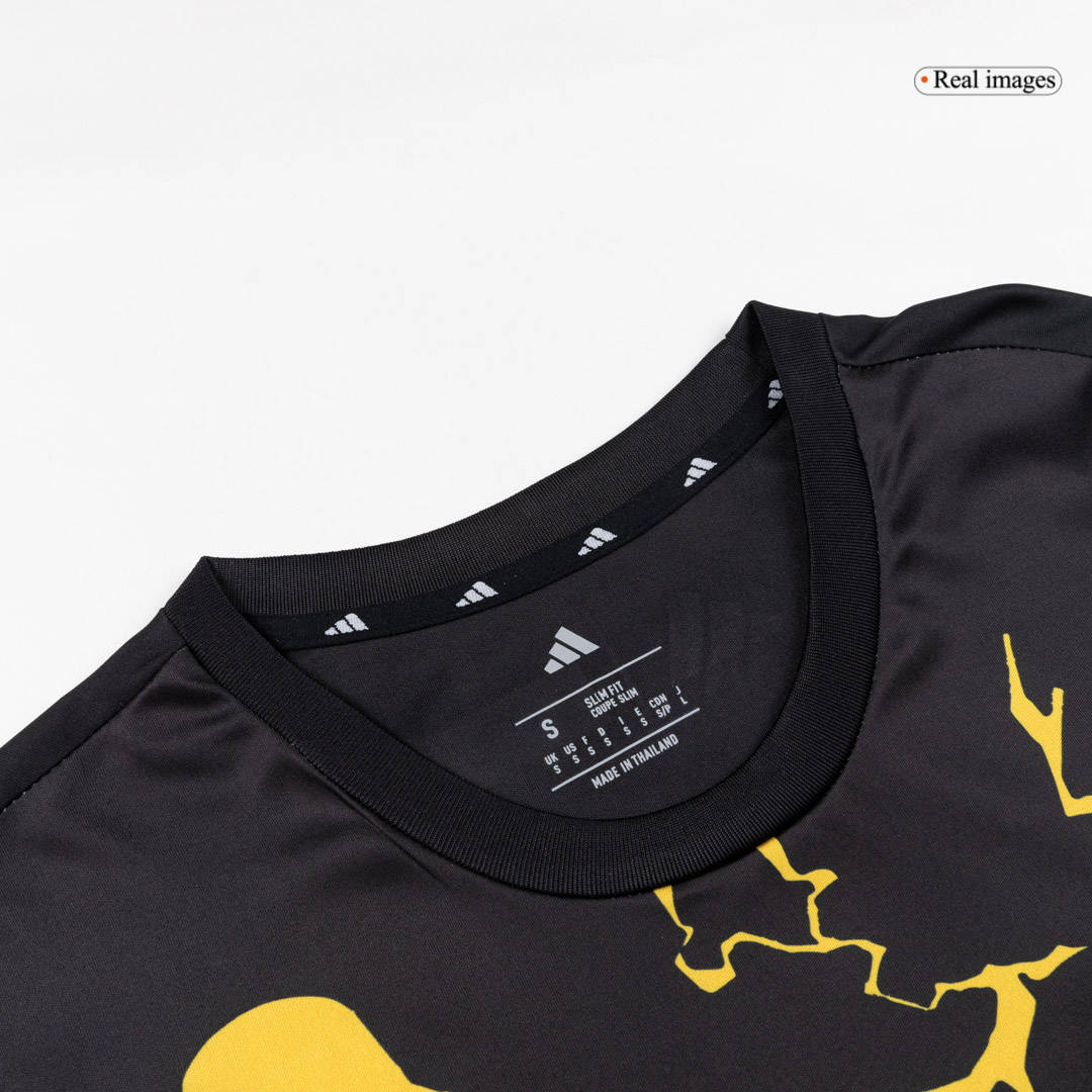 Real Madrid X Marvel Long Sleeve Jersey 25/26 Black - gogoalshop