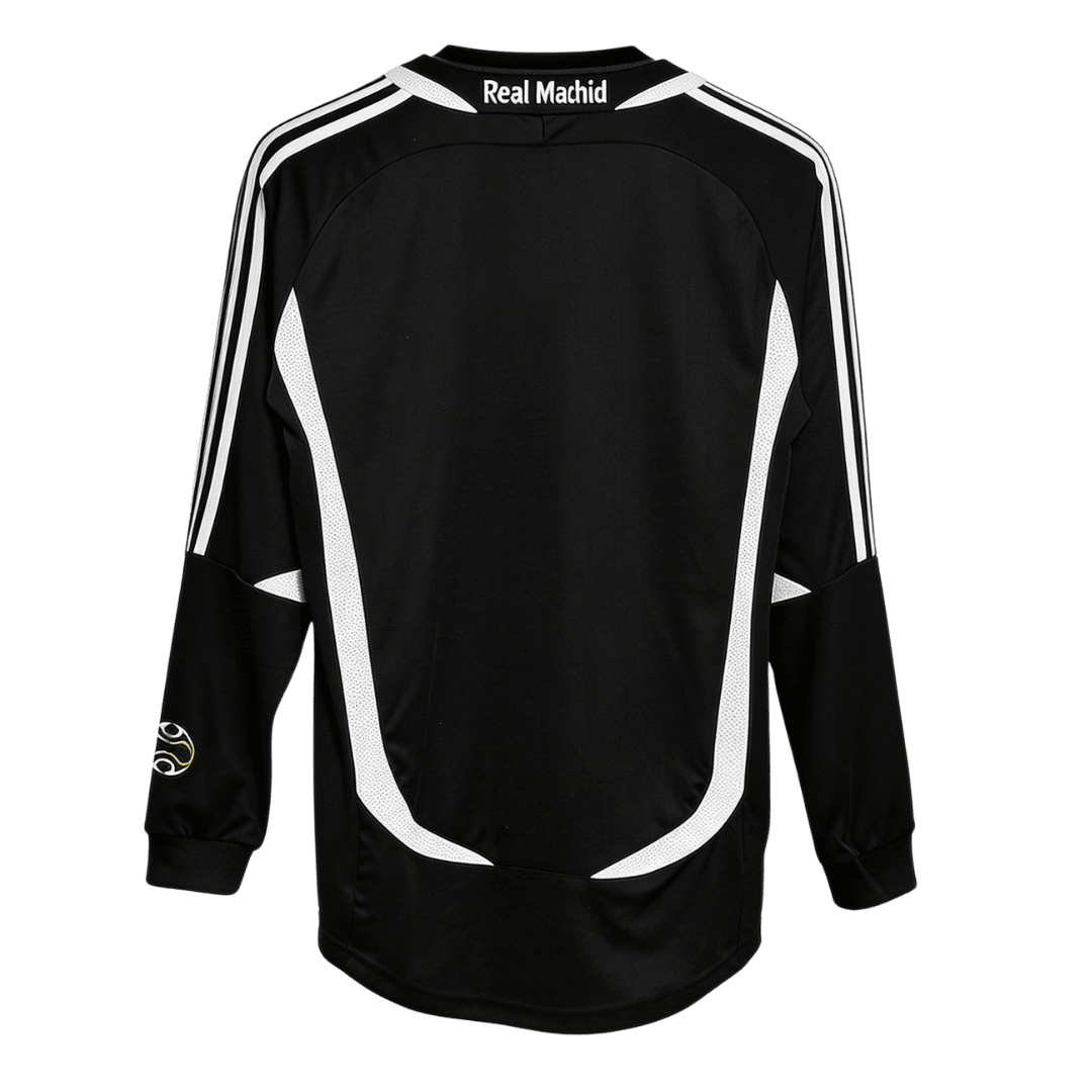 Retro Soccer Jersey Real Madrid Away Long Sleeve 2006/07 - gogoalshop