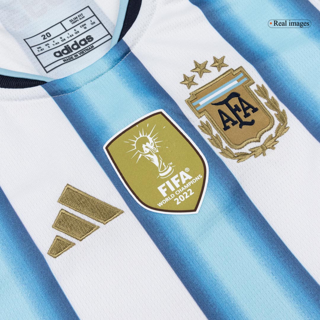 Argentina Home Kids Soccer Jerseys Kit World Cup 2026 - gogoalshop