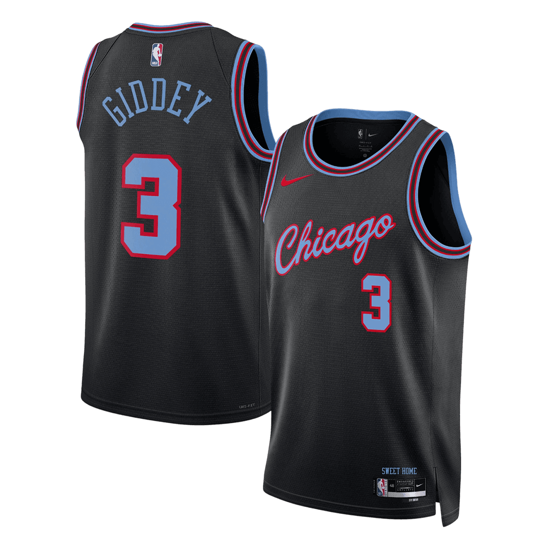 GIDDEY #3 New York Knicks Swingman NBA Jersey 2025/26 - City Edition - gogoalshop