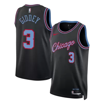 Unisex New York Knicks GIDDEY #3 Black Swingman Jersey 2025/26 - City Edition - gogoalshop