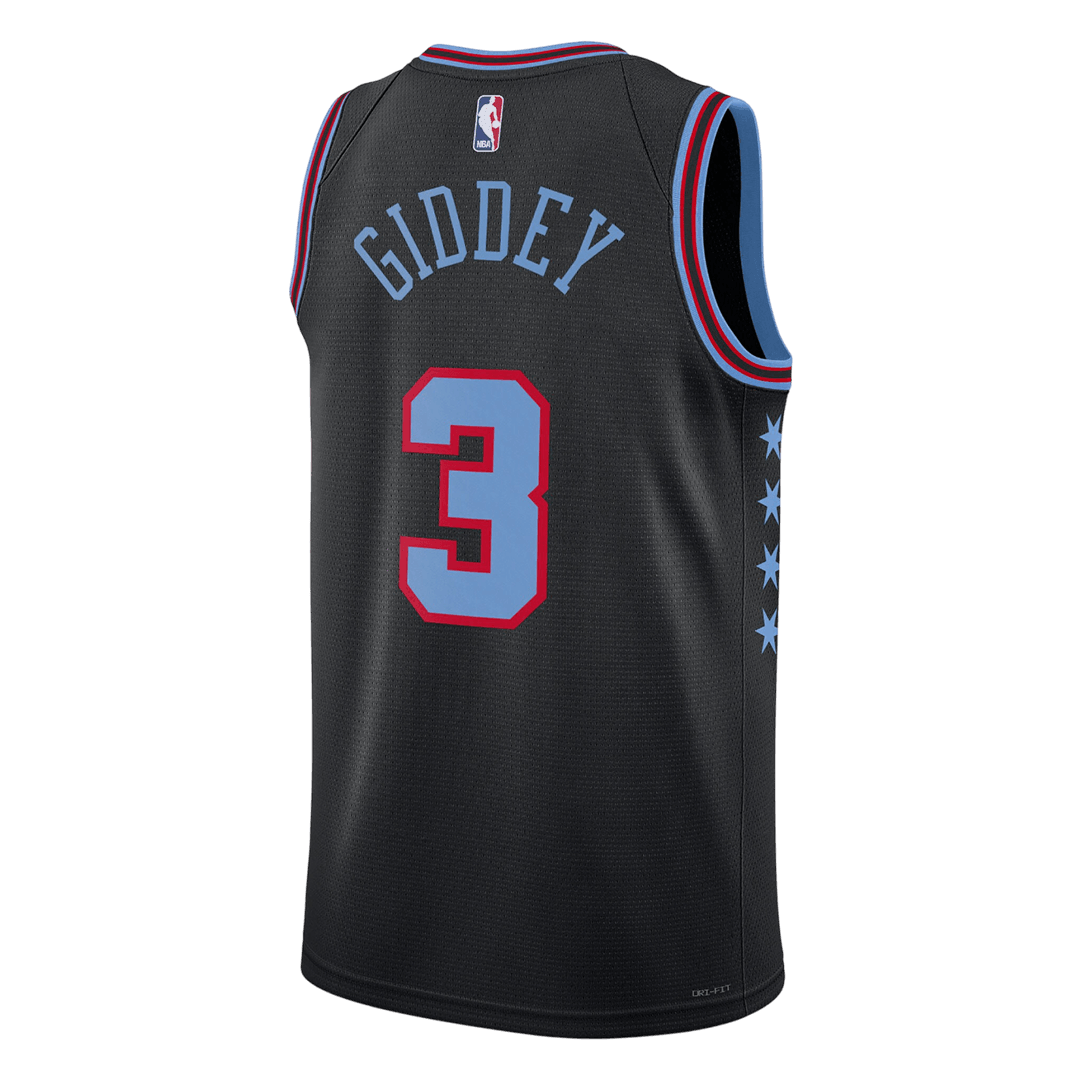 GIDDEY #3 New York Knicks Swingman NBA Jersey 2025/26 - City Edition - gogoalshop