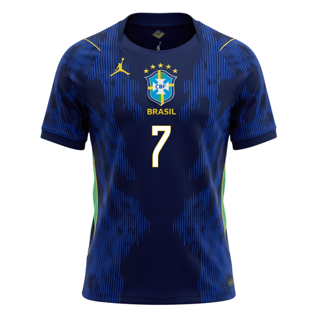 VINI JR. #7 Brazil Away Soccer Jersey World Cup 2026 - gogoalshop