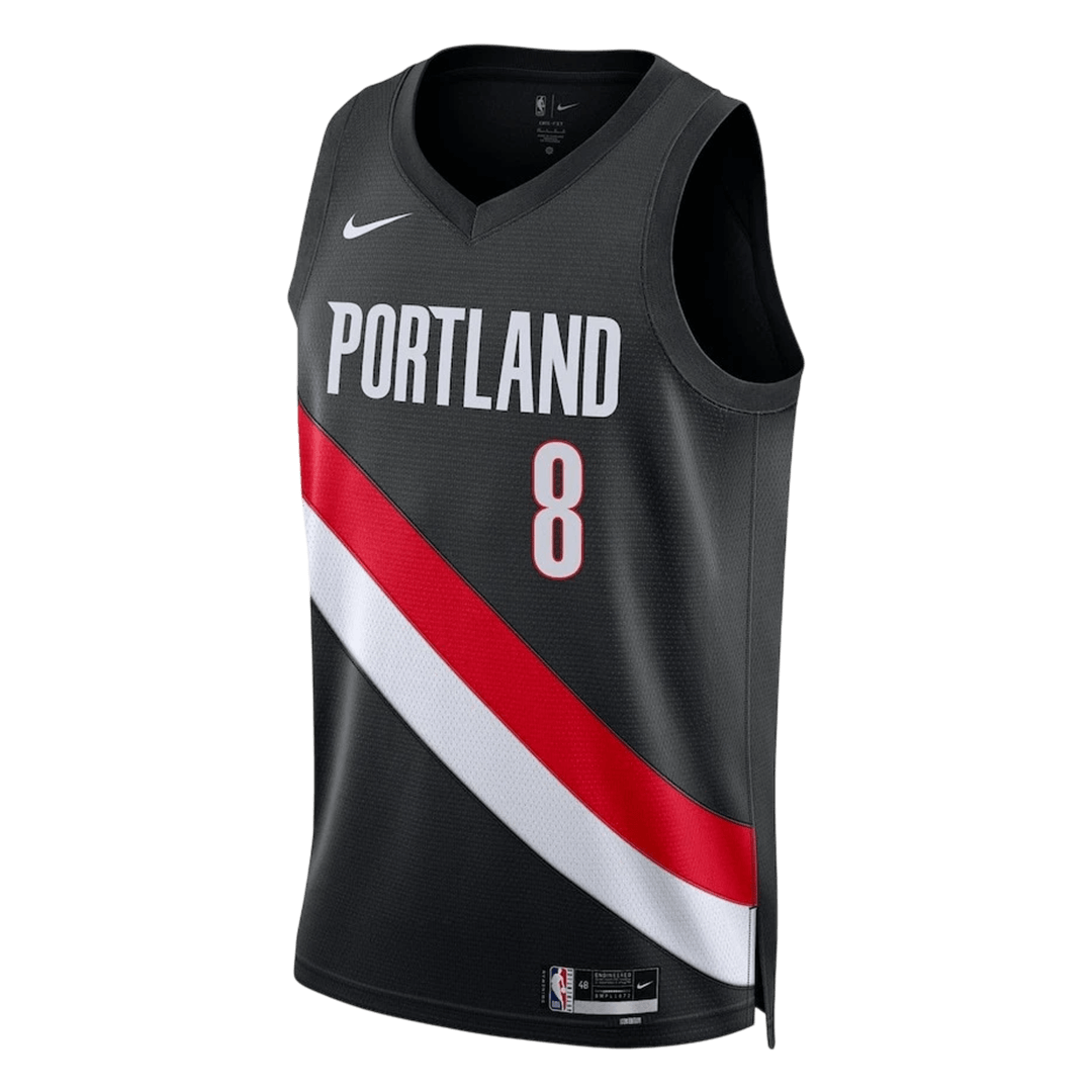 AVDIJA #8 Portland Trail Blazers Swingman NBA Jersey 2025/26 - Icon Edition - gogoalshop