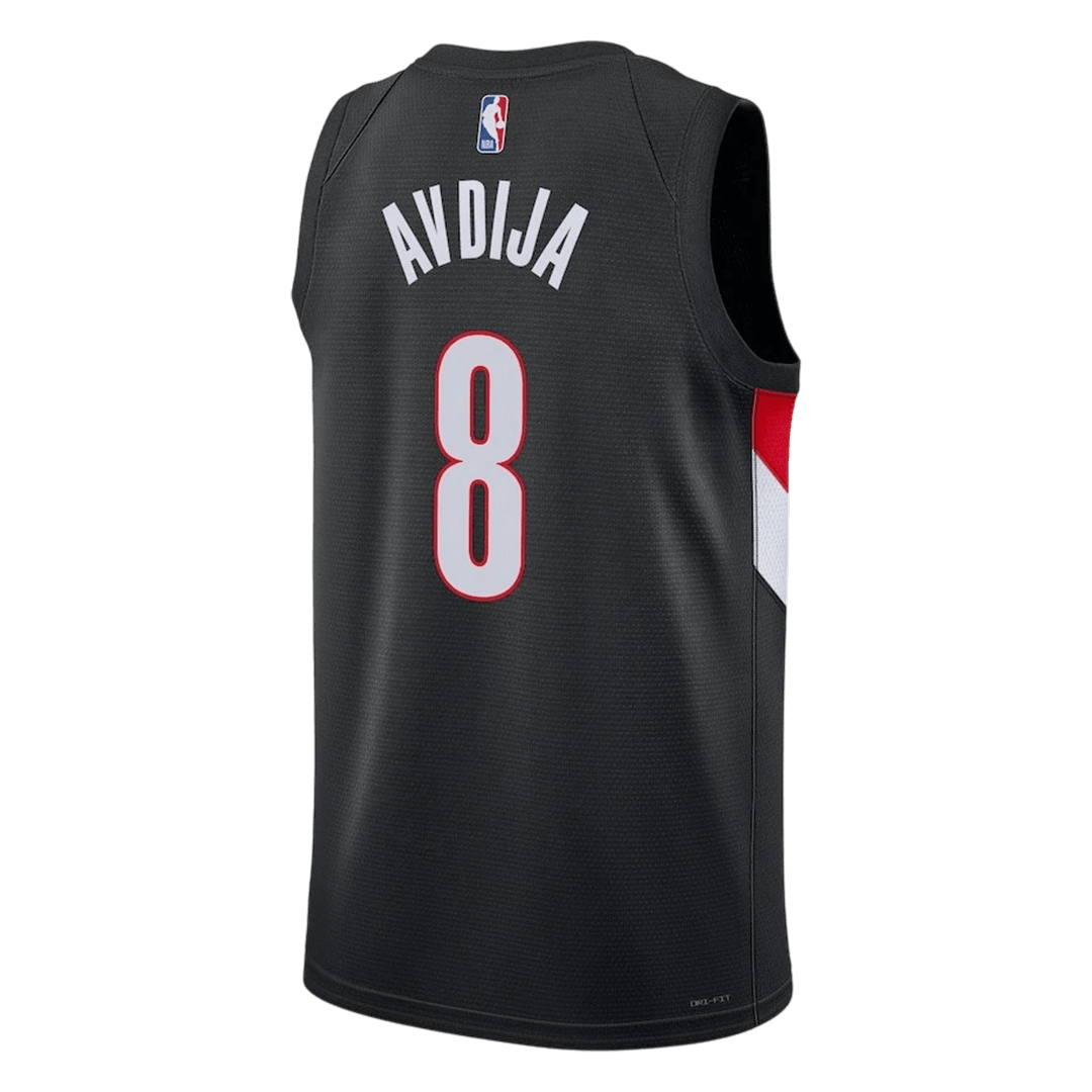 AVDIJA #8 Portland Trail Blazers Swingman NBA Jersey 2025/26 - Icon Edition - gogoalshop