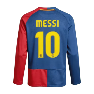 Retro Soccer Jersey MESSI #10 Barcelona Home Long Sleeve 2008/09 - UCL Final - UCL - gogoalshop