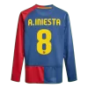 Retro Soccer Jersey A.INIESTA #8 Barcelona Home Long Sleeve 2008/09 - UCL Final - UCL - gogoalshop