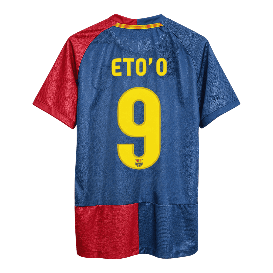 Retro Soccer Jersey ETO'O #9 Barcelona Home 2008/09 - UCL Final - UCL - gogoalshop